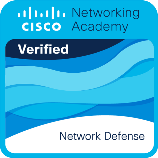 Badge Cisco Network Defense